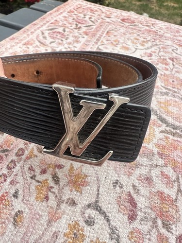 Louis vuitton epi leather belt - epi,