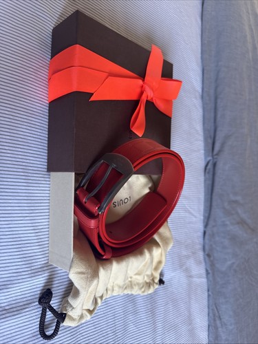 Orange louis vuitton belt - louis,