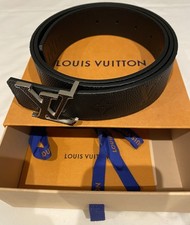 Louis Vuitton Matte Black Belt